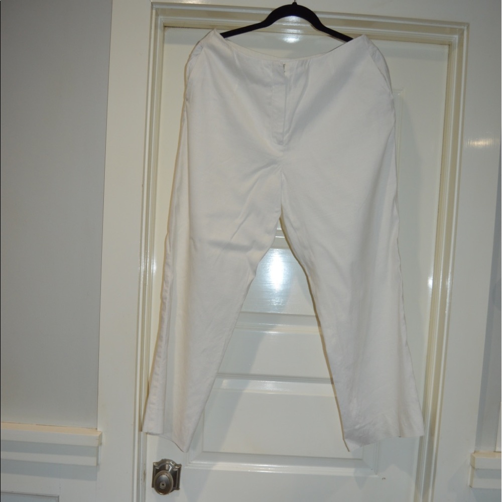 Talbots Petites linen stretchy pants. (3)